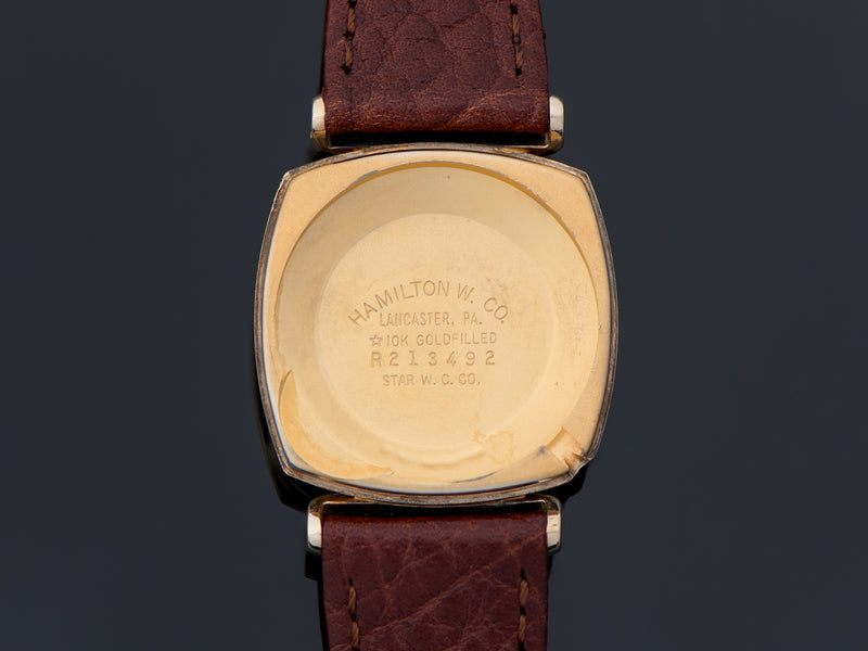 Hamilton Electric Gemini Yellow Gold Filled Inner Watch Case Back