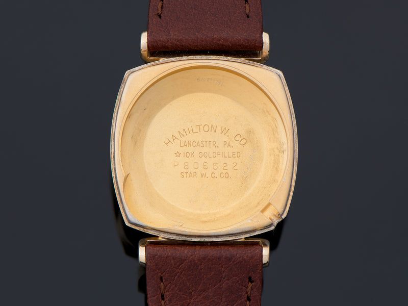 Hamilton Electric Gemini Yellow Gold Filled Inner Watch Case Back