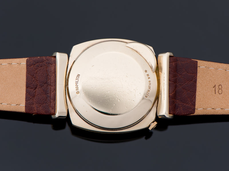 Hamilton Electric Gemini Yellow Gold Filled Watch Case Back