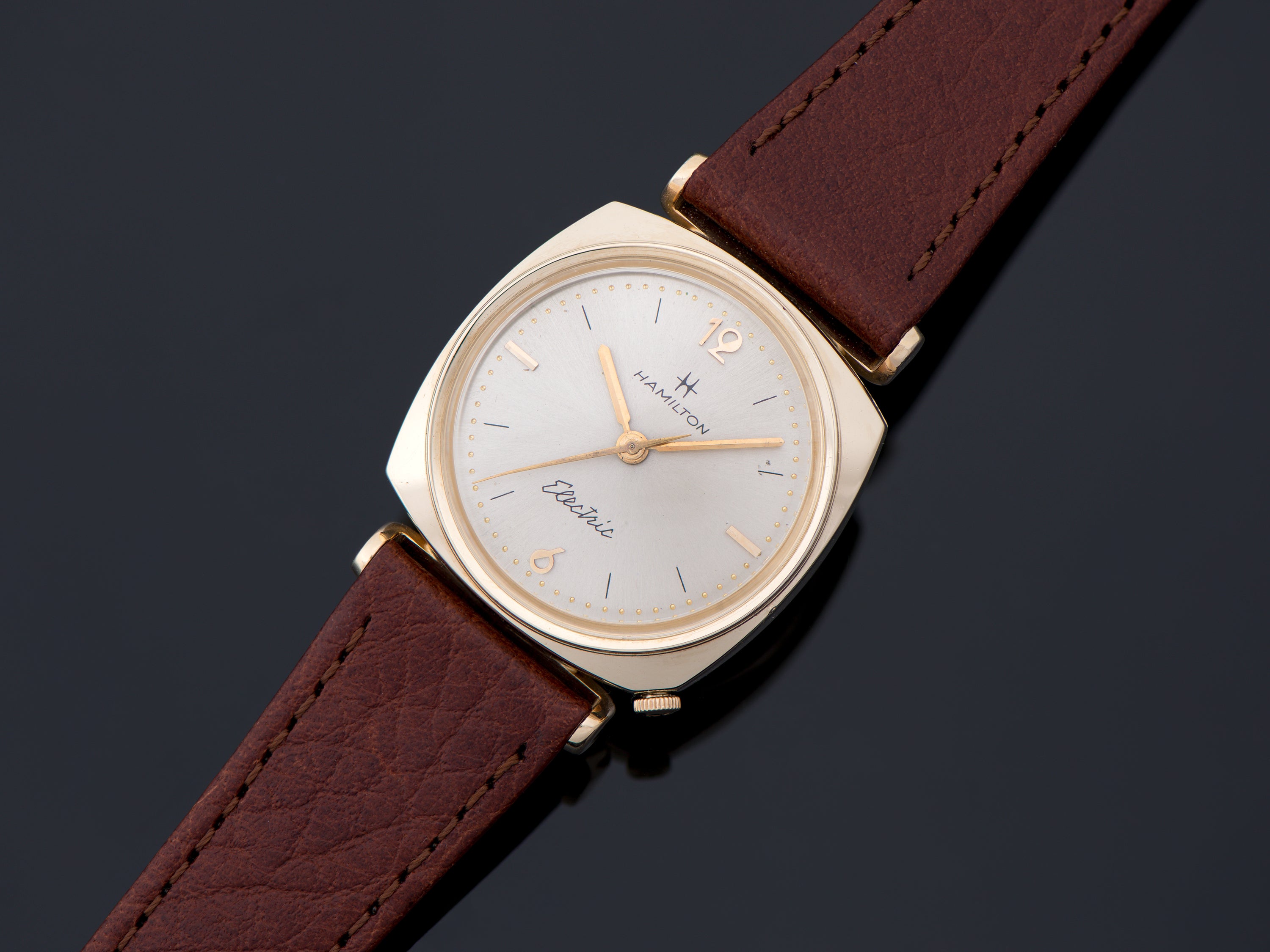 Hamilton Electric Gemini Yellow Gold Filled Watch Hamilton Electric Gemini Yellow Gold Filled Watch