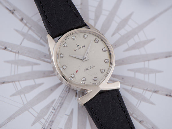 Hamilton Electric Lord Lancaster E 14K White Gold Watch