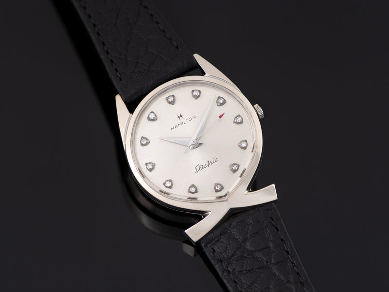 Hamilton Electric Lord Lancaster E 14K White Gold Watch