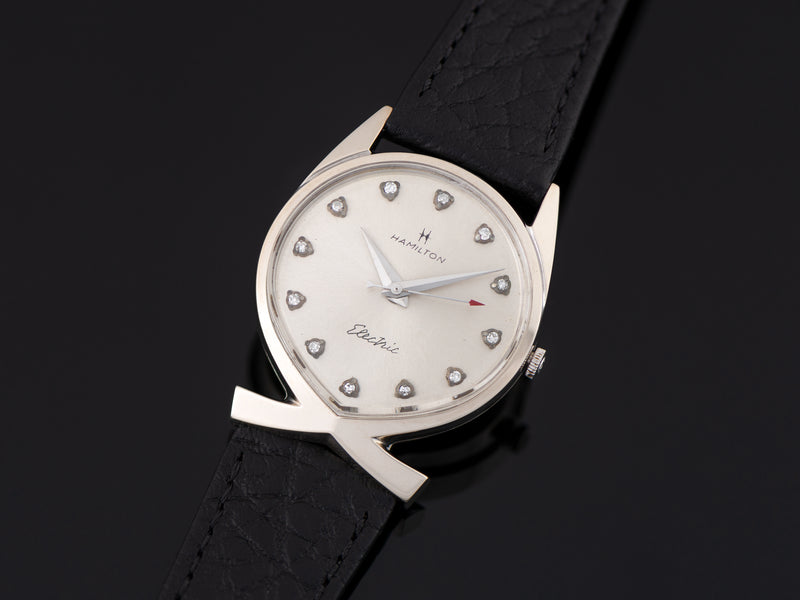 Hamilton Electric Lord Lancaster E 14K White Gold Watch