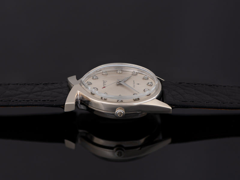 Hamilton Electric Lord Lancaster E 14K White Gold Watch