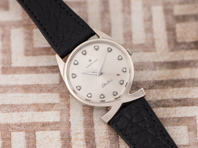 Hamilton Electric Lord Lancaster E 14K White Gold Watch