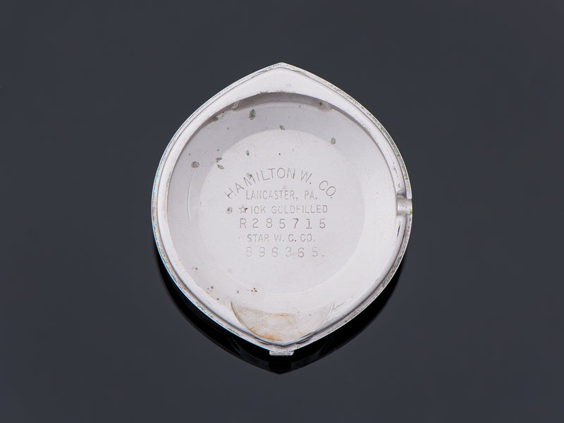 Hamilton Electric Lord Lancaster J Inside Watch Case Back