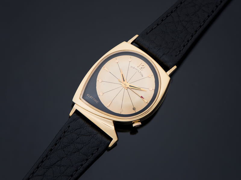 Hamilton Electric Meteor Black/Gold Dial Watch