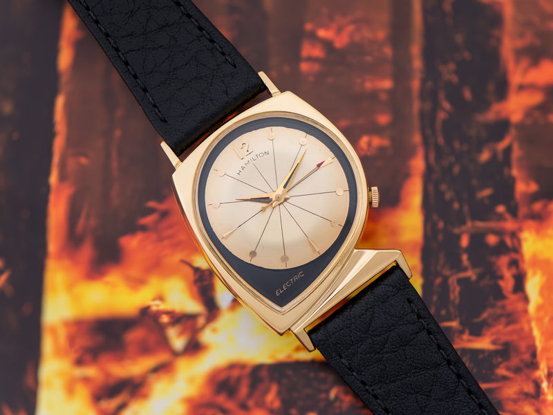 Hamilton Electric Meteor Black/Gold Dial Watch