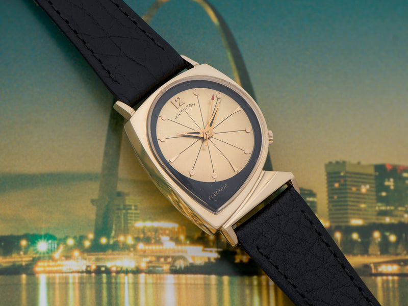 Hamilton Electric Meteor Black/Gold Dial Watch