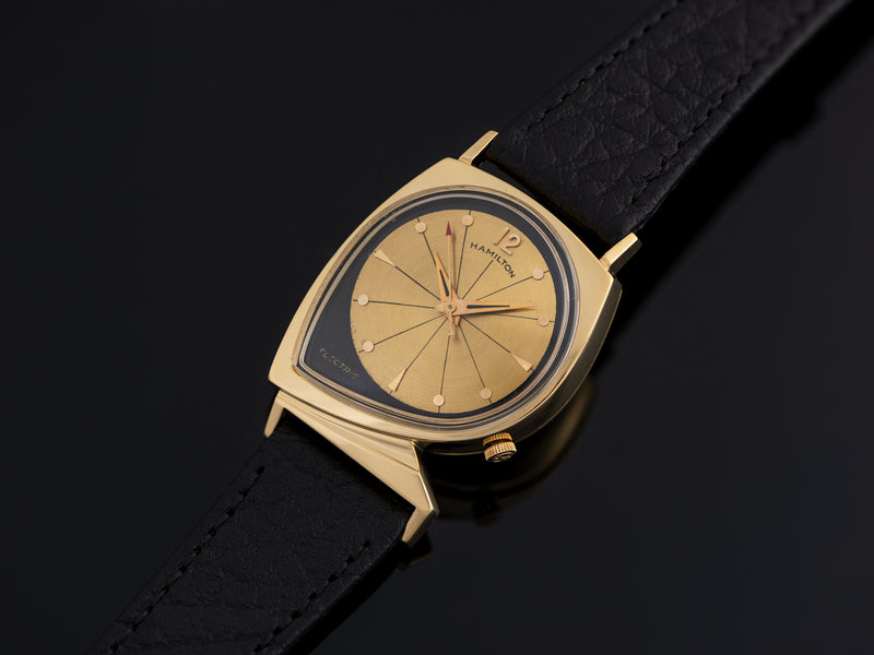 Hamilton Electric Meteor Original Finish Black/Gold Dial Watch
