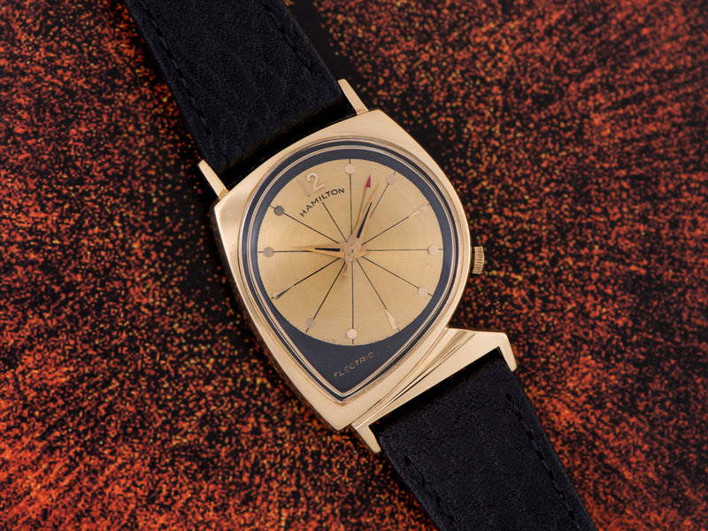 Hamilton Electric Meteor Original Finish Black/Gold Dial Watch