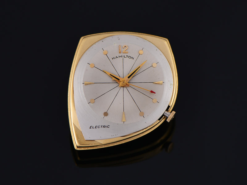 Hamilton Electric Meteor Original Finish Silver Watch Dial
