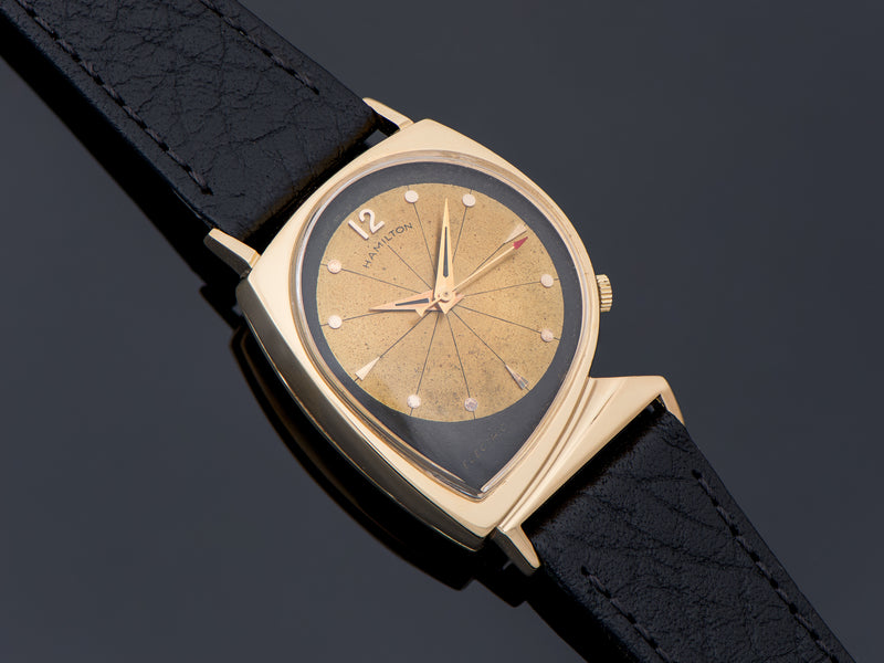 Hamilton Electric Meteor With Original Finish Black/Gold Dial Watch