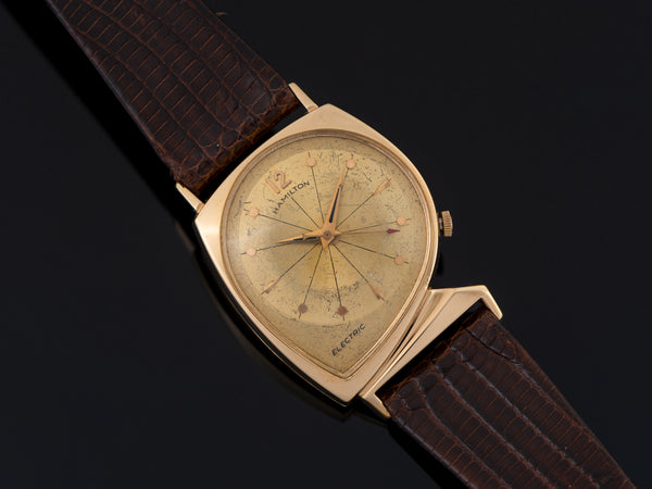 Hamilton Electric Meteor With Prototype Gold Dial Watch