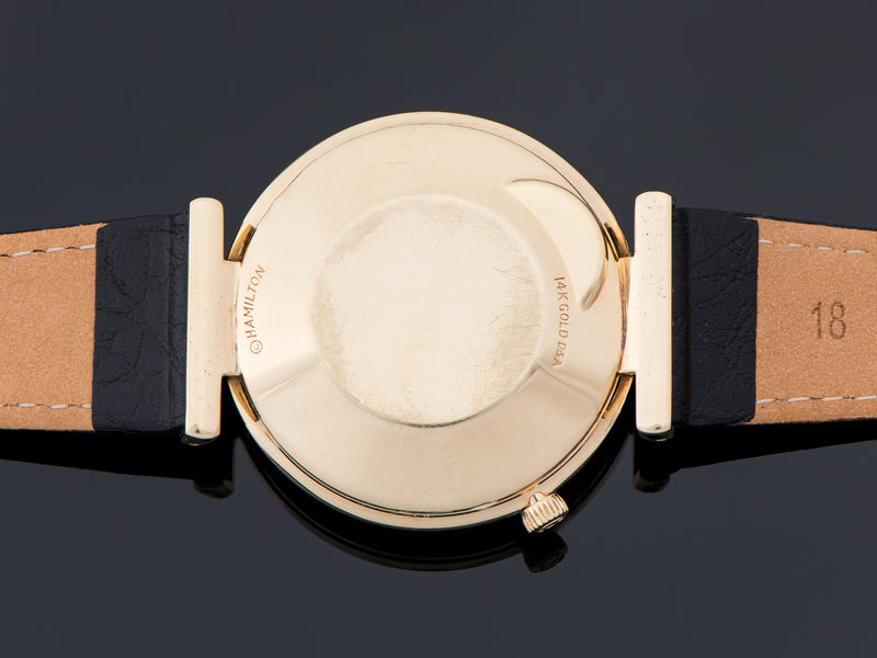 Hamilton Electric Nautilus 200 Watch 14K Gold Case Back