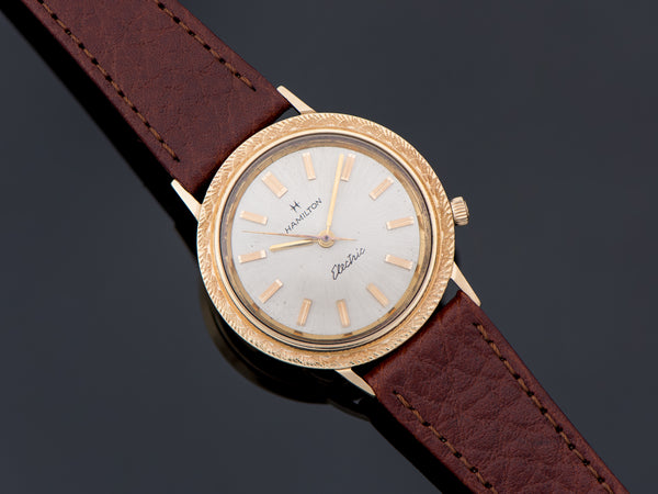 Hamilton Electric Nautilus 201 Watch 14K Gold