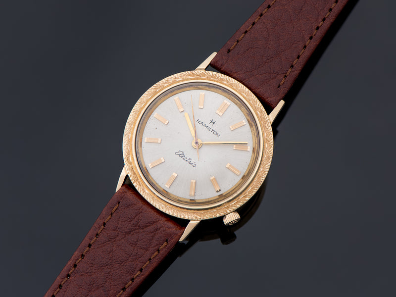 Hamilton Electric Nautilus 201 Watch 14K Gold