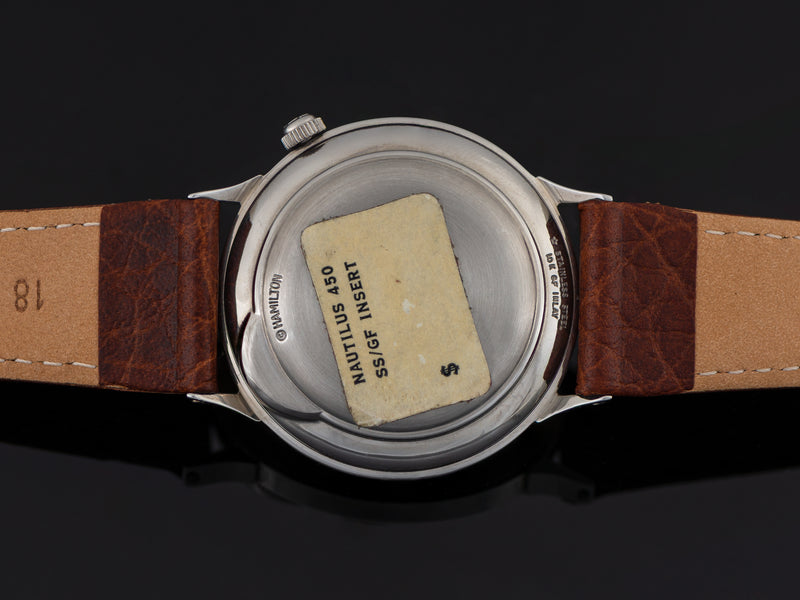 Hamilton Electric Nautilus 450 New Old Stock Watch Case Back