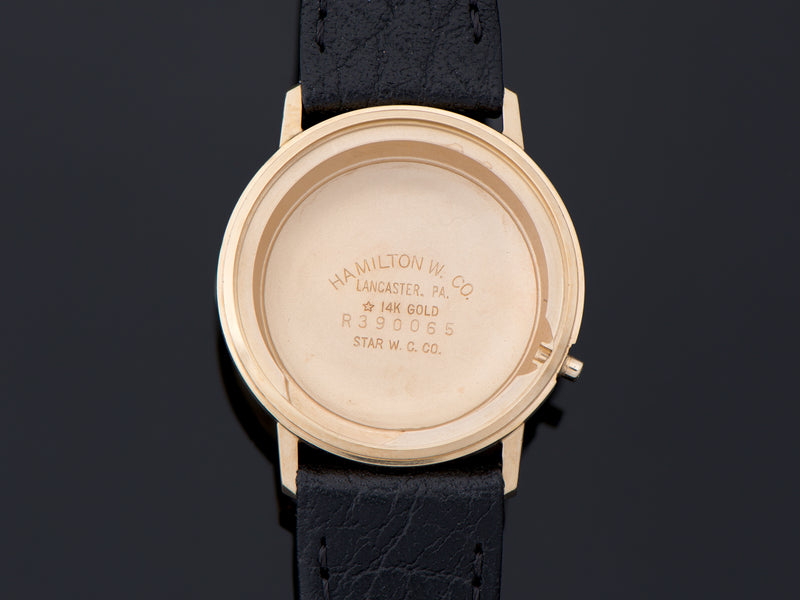 Hamilton Electric Nautilus Inner Watch 14K Case Back