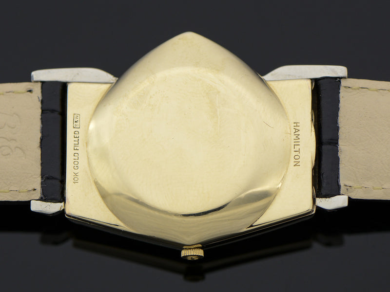 Hamilton Electric Original Finish Black Dial Pacer Vintage Watch Case Back