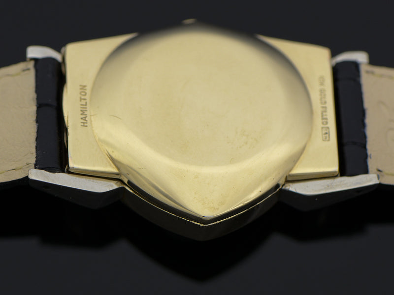 Hamilton Electric Original Finish Black Dial Pacer Vintage Watch Case Back