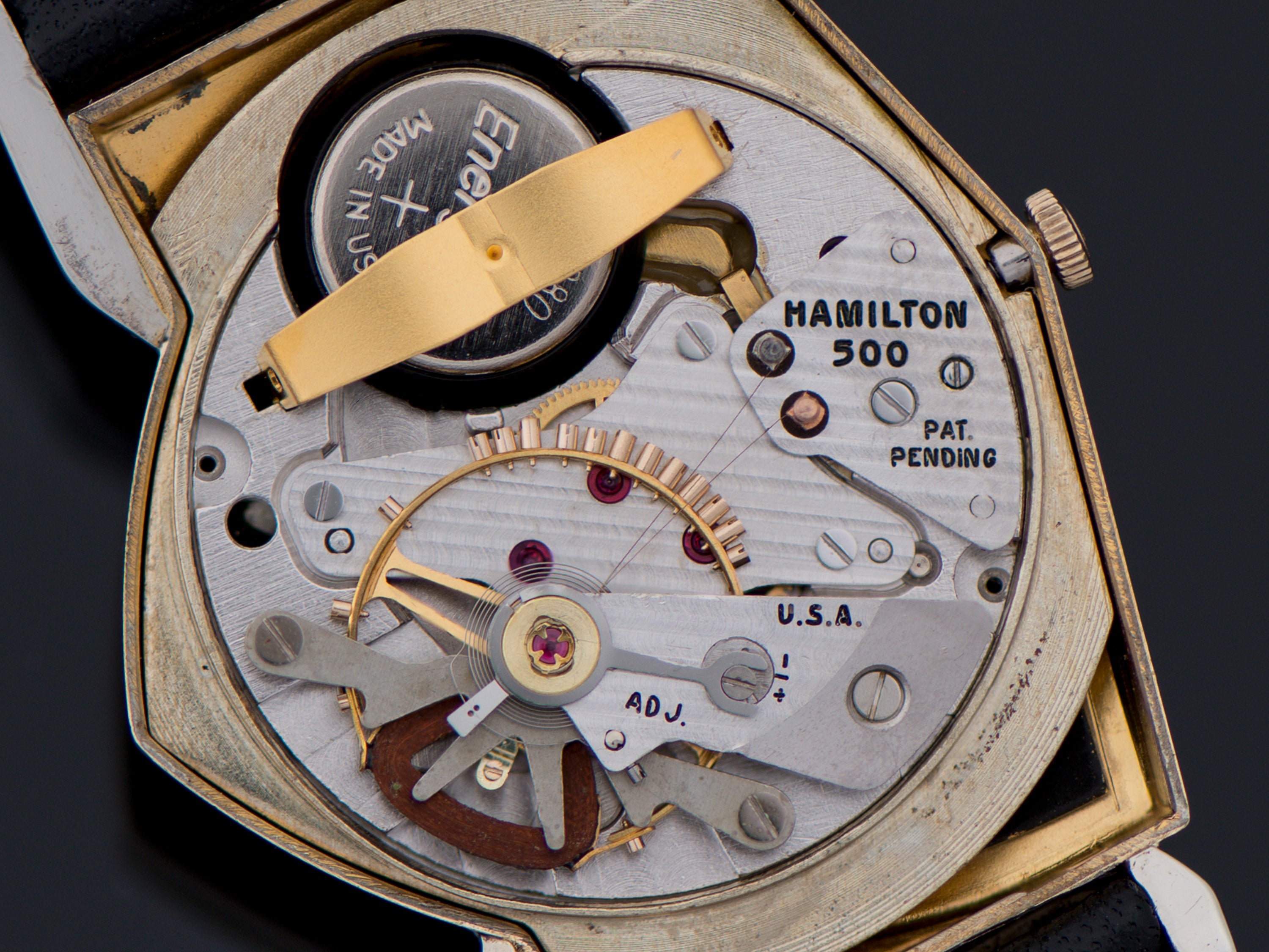 Hamilton Electric Pacer Original Finish Black Dial Watch