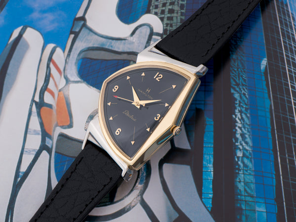 Hamilton Electric Pacer 505 Style Black Dial Watch