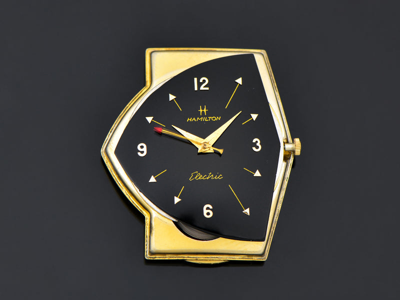Hamilton Electric Pacer 505 Style Black Watch Dial 