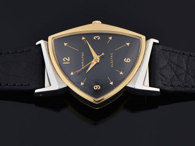 Hamilton Electric Pacer Black 505 Style Dial Watch