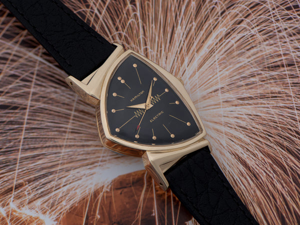 Hamilton Electric Pacer GE Breakthru '60 14K Gold (Ventura II) Watch