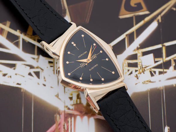 Hamilton Electric Pacer GE Breakthru '60 14K Gold (Ventura II) Watch