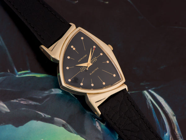 Hamilton Electric Pacer GE Breakthru '60 14K Gold (Ventura II) Watch