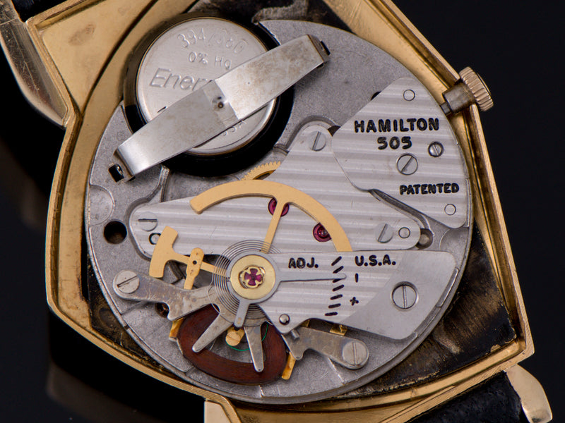 Hamilton Electric Pacer Kraft 14K Gold (Ventura II) 505 Electric Watch Movement