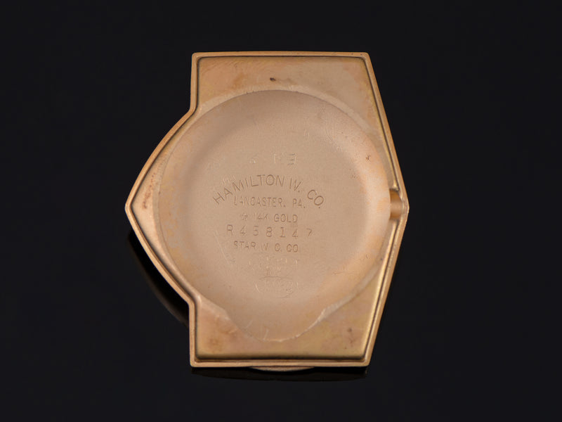 Hamilton Electric Pacer Kraft 14K Gold (Ventura II) Inner Watch Case Back