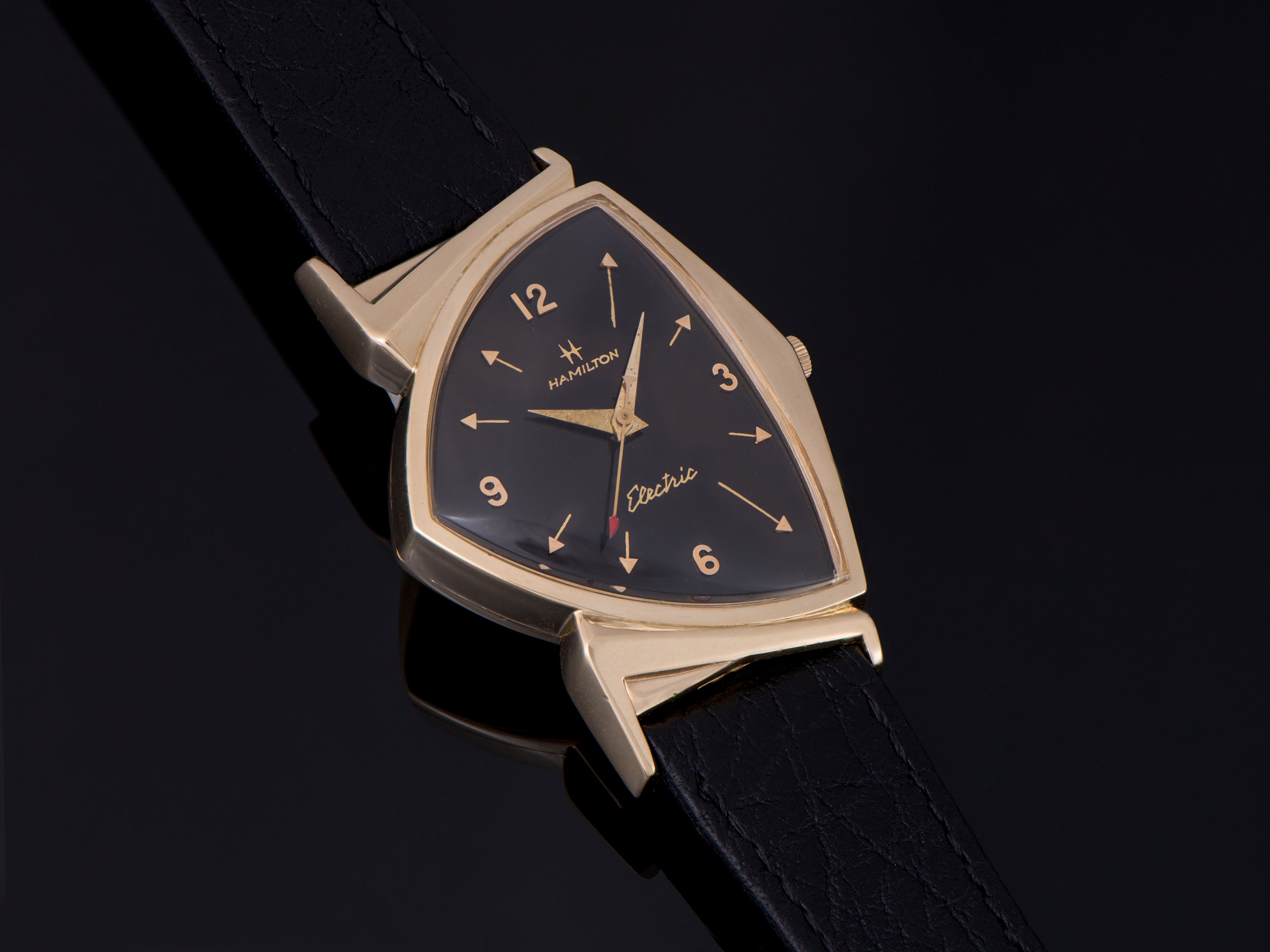 Hamilton Electric Pacer Kraft 14K Gold (Ventura II) Watch | Unwind