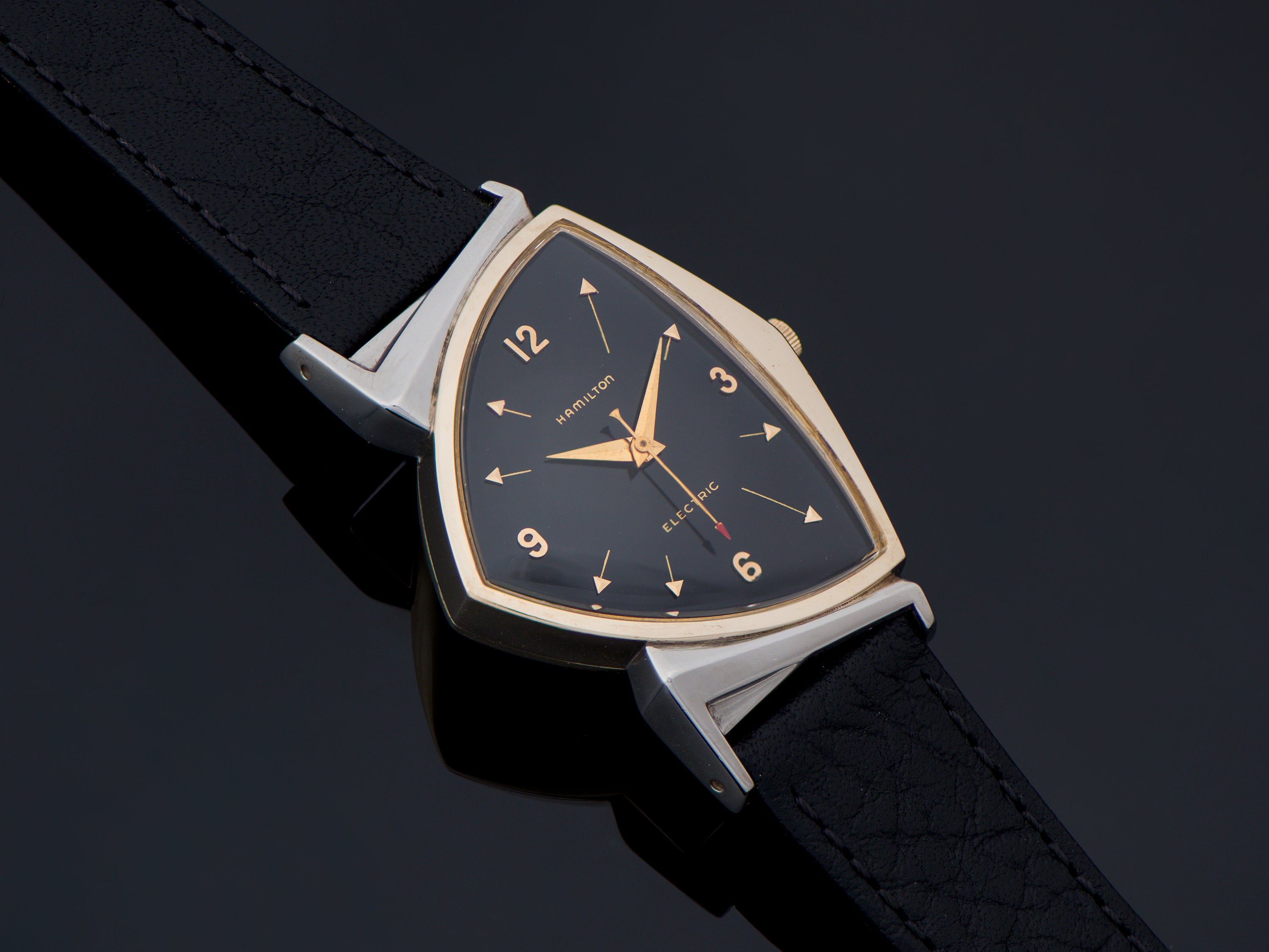 Hamilton Electric Pacer Original Finish Black Dial Watch