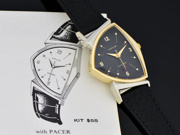 Hamilton Electric Pacer Original Finish Black Dial Watch