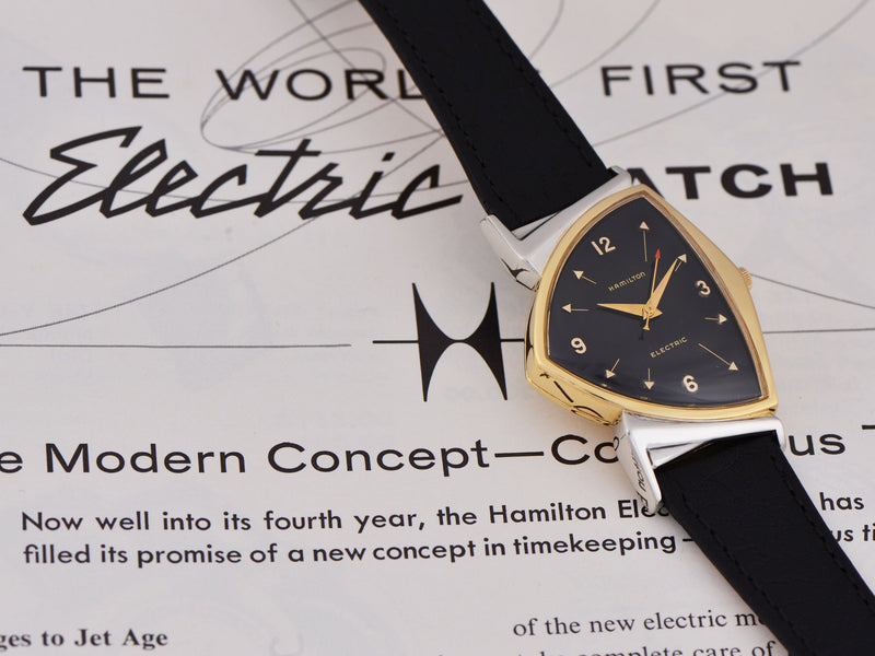 Hamilton Electric Pacer Original Finish Black Dial Watch