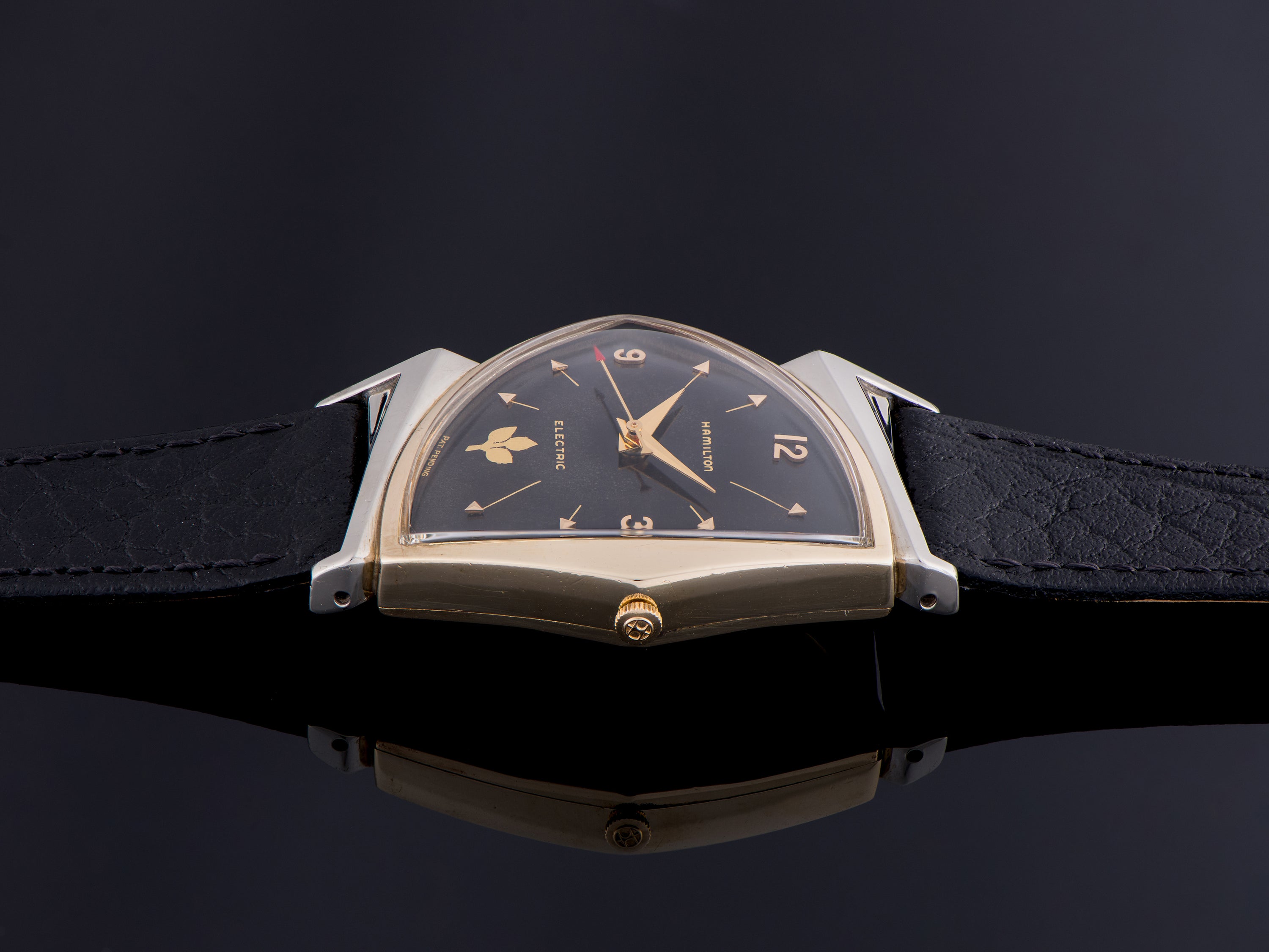 Hamilton Electric Pacer Original Finish Black Logo Dial Watch