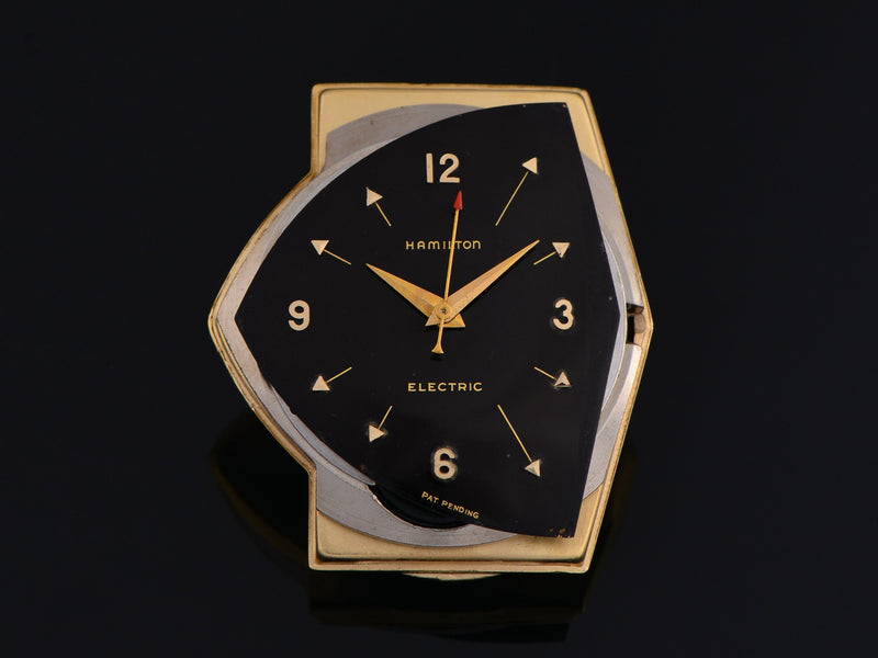 Hamilton Electric Pacer Original Finish Black Watch Dial