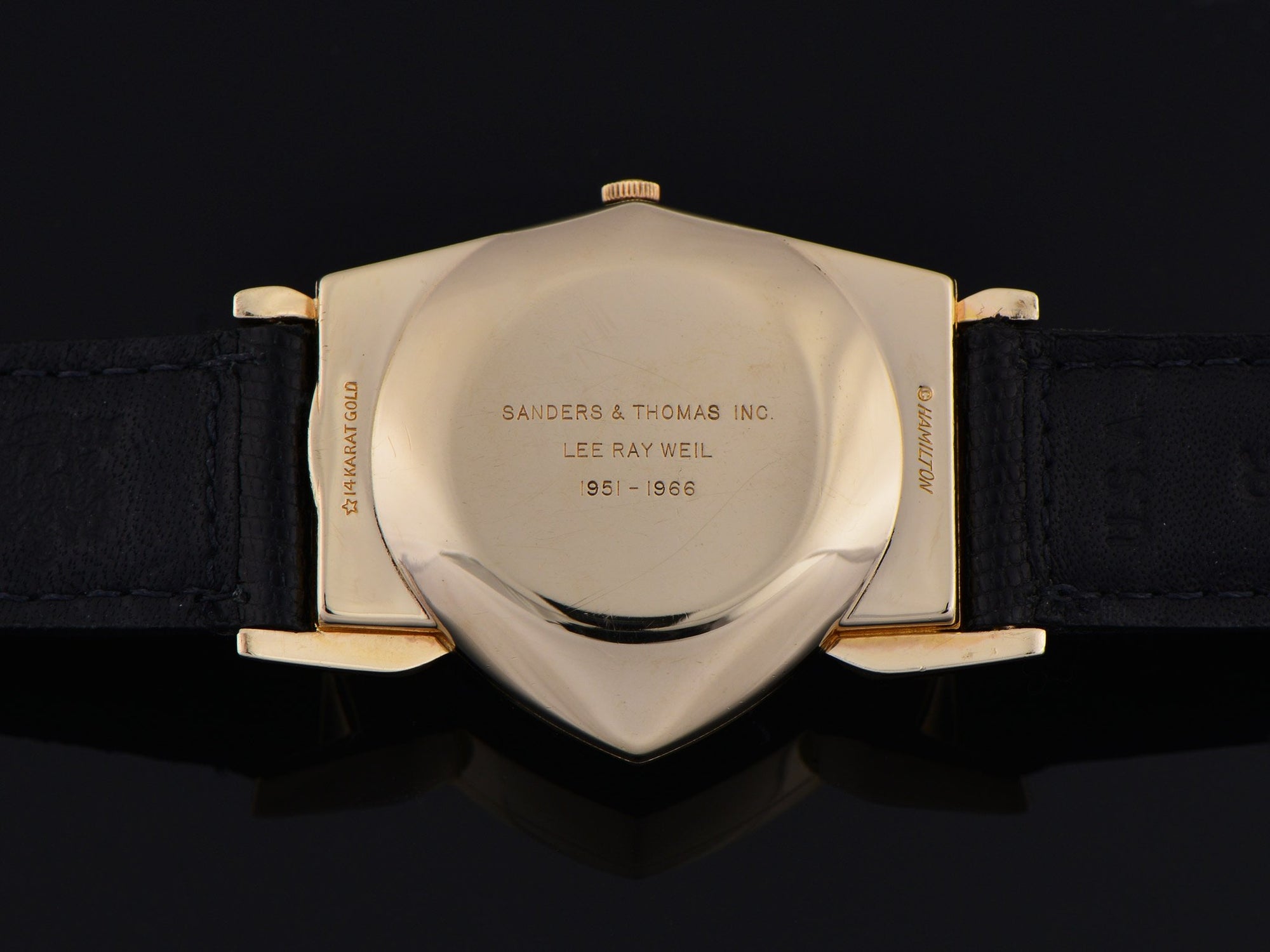 Hamilton Electric Pacer Sanders & Thomas 14K Gold (Ventura