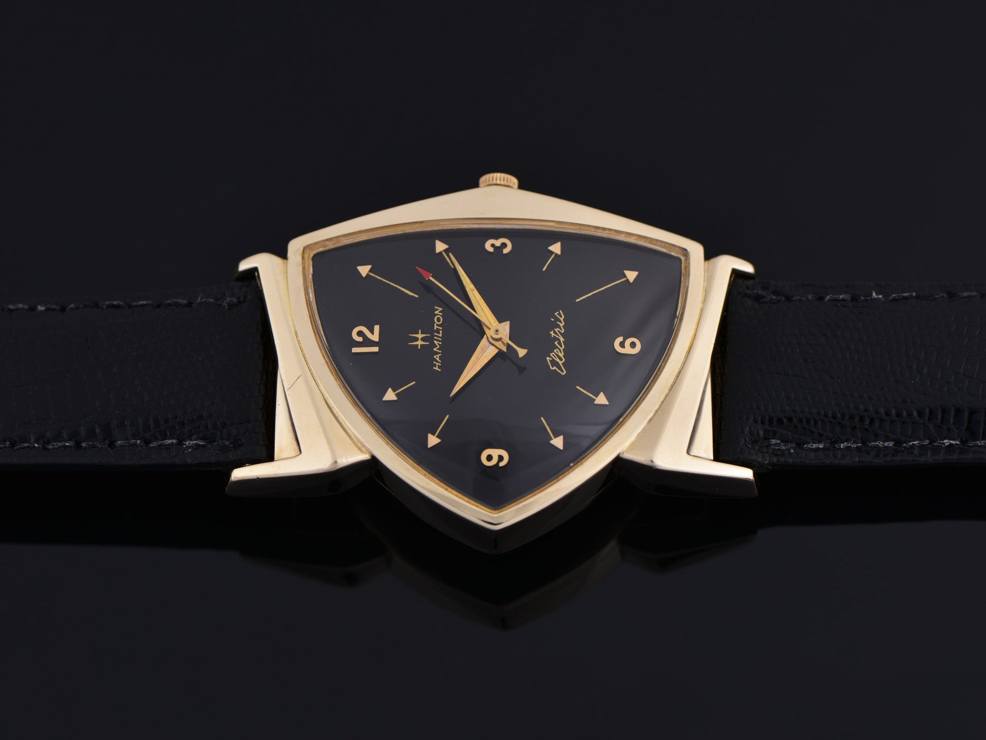 Hamilton Electric Pacer Sanders & Thomas 14K Gold (Ventura