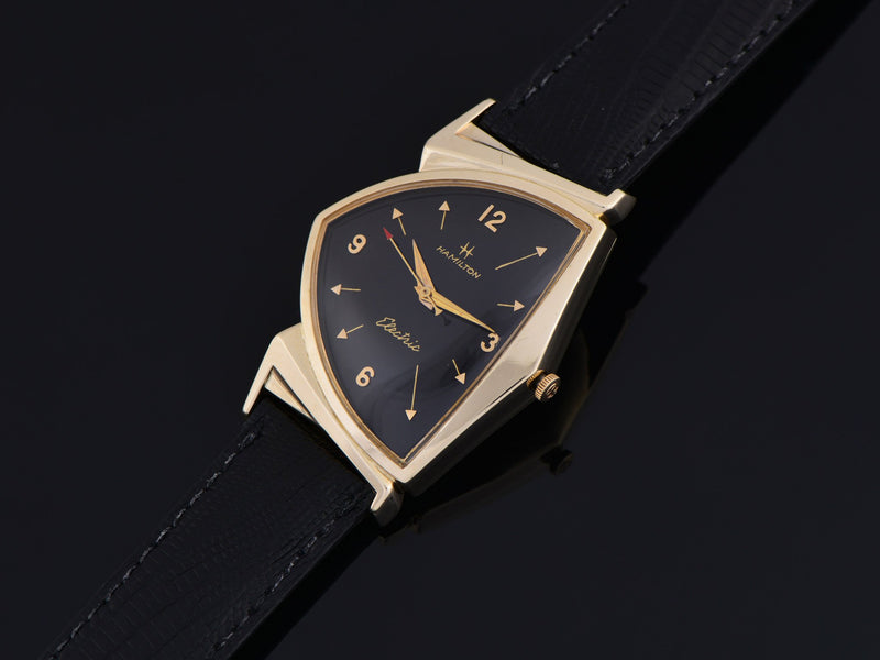 Hamilton Electric Pacer Sanders & Thomas 14K Gold (Ventura II) Watch