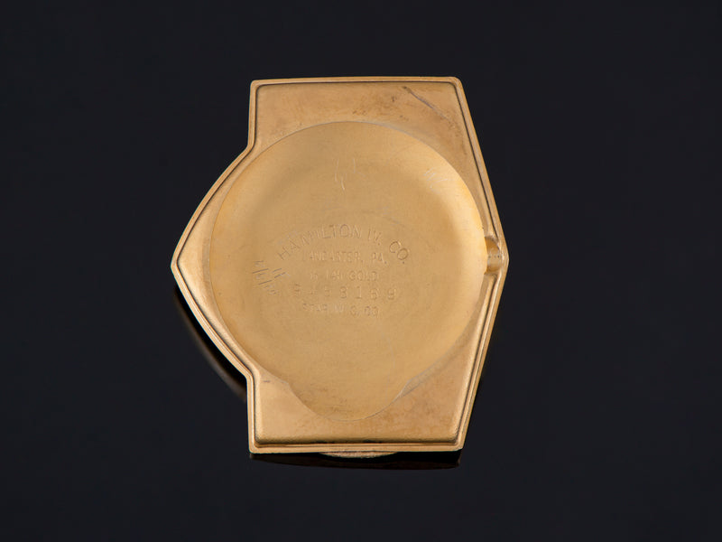 Hamilton Electric Pacer Sanders & Thomas 14K Gold (Ventura II) Inner Watch Case Back