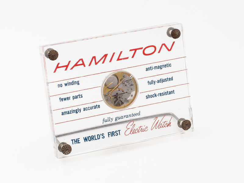 Hamilton Electric Plexiglass Movement Display