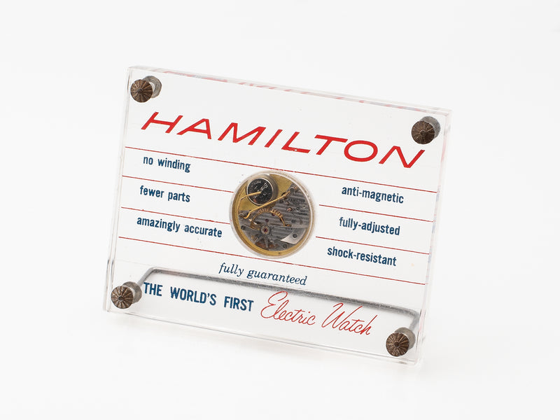 Hamilton Electric Plexiglass Movement Display