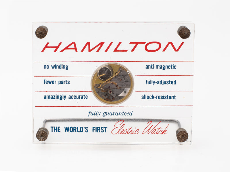 Hamilton Electric Plexiglass Movement Display