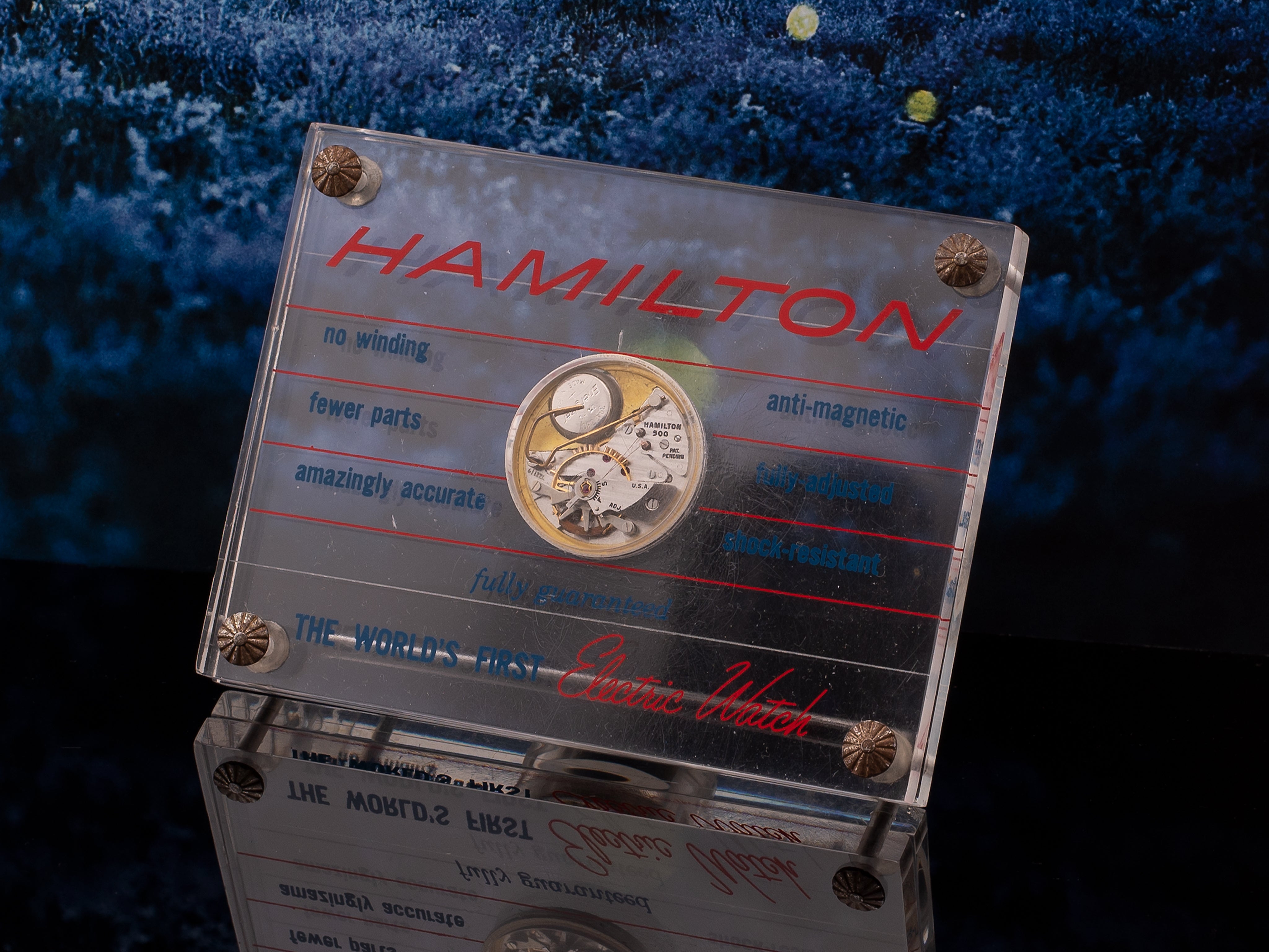 Hamilton Display Hamilton Electric Plexiglass Movement Display