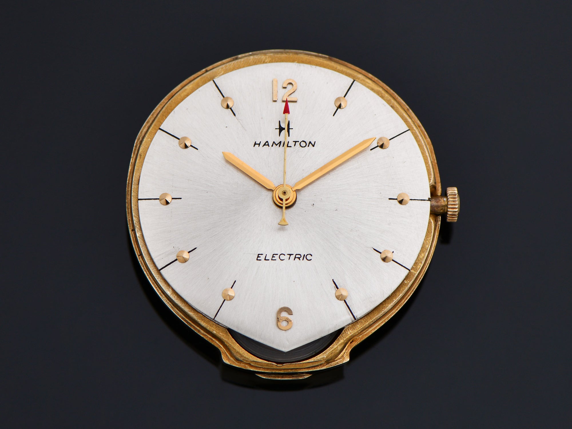 極上 14金無垢 HAMILTON Electric Hamilton Electric Watch 14k Yellow Gold