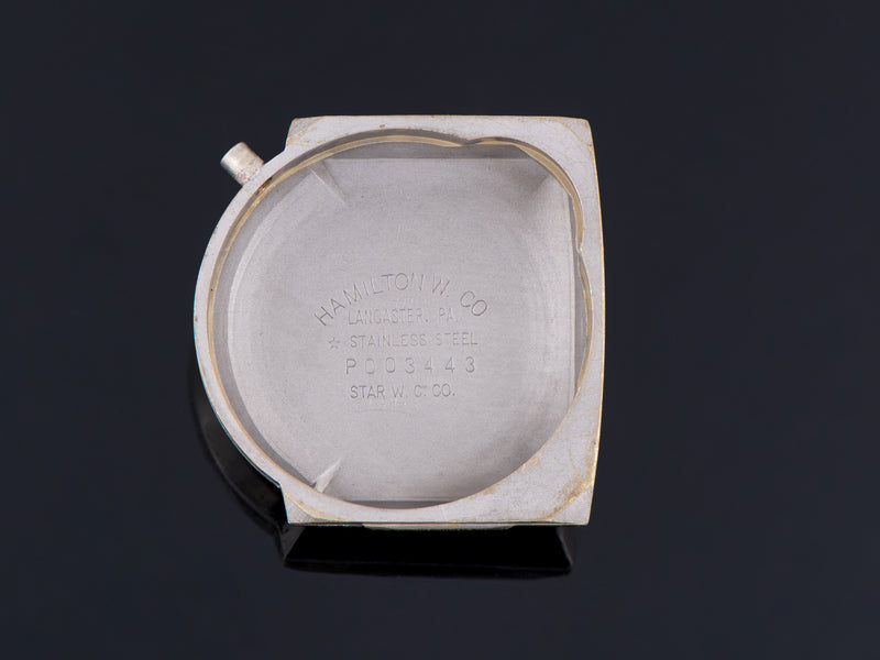 Hamilton Electric Regulus Stainless Steel Asymmetric Inner Watch Case Back